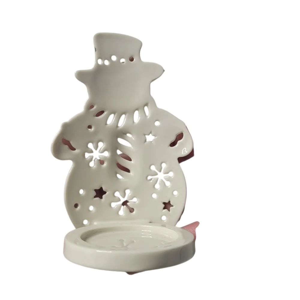 Lenox Snowman Tealight Holder
